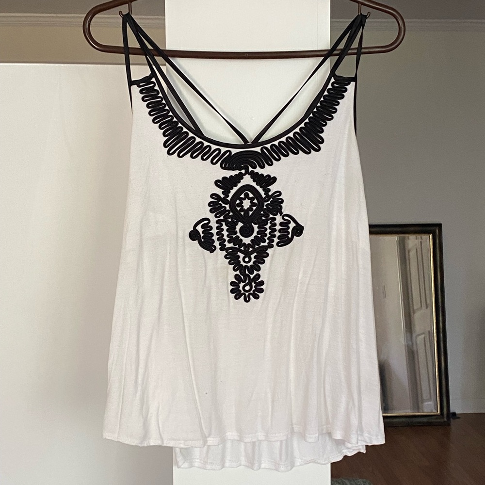Strappy flowy cami top